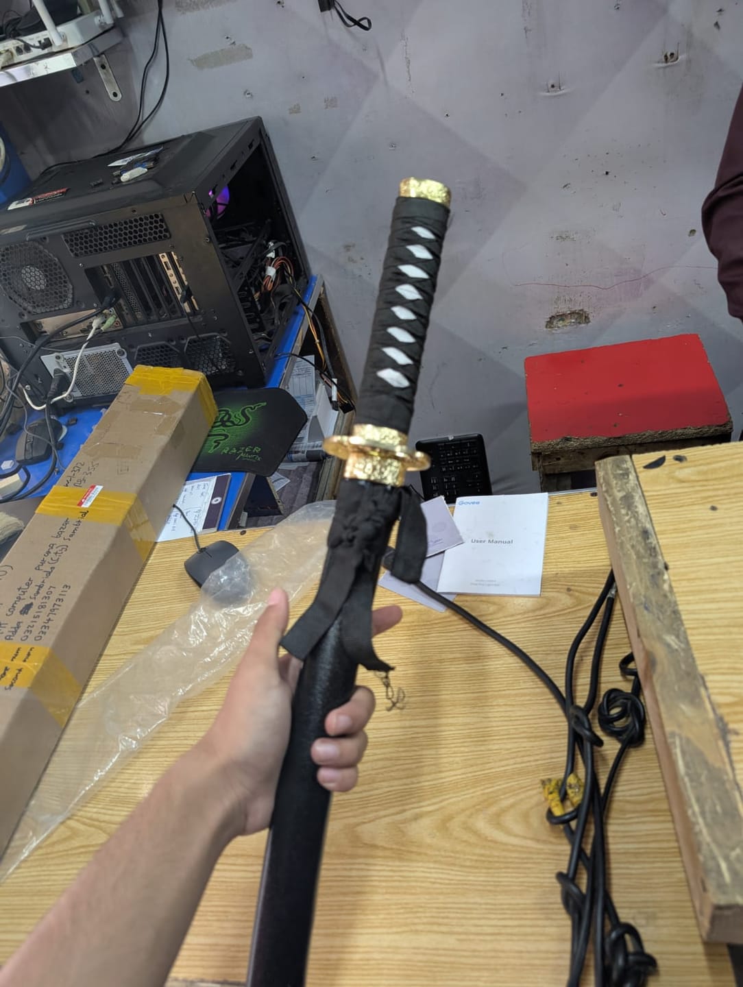 Customer photo review of Black katana ( 30 inch )