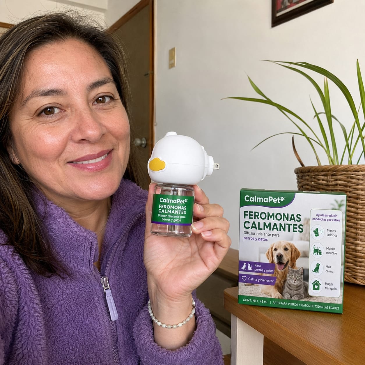 Customer photo review of Calmapet Kit de difusor calmante para perros