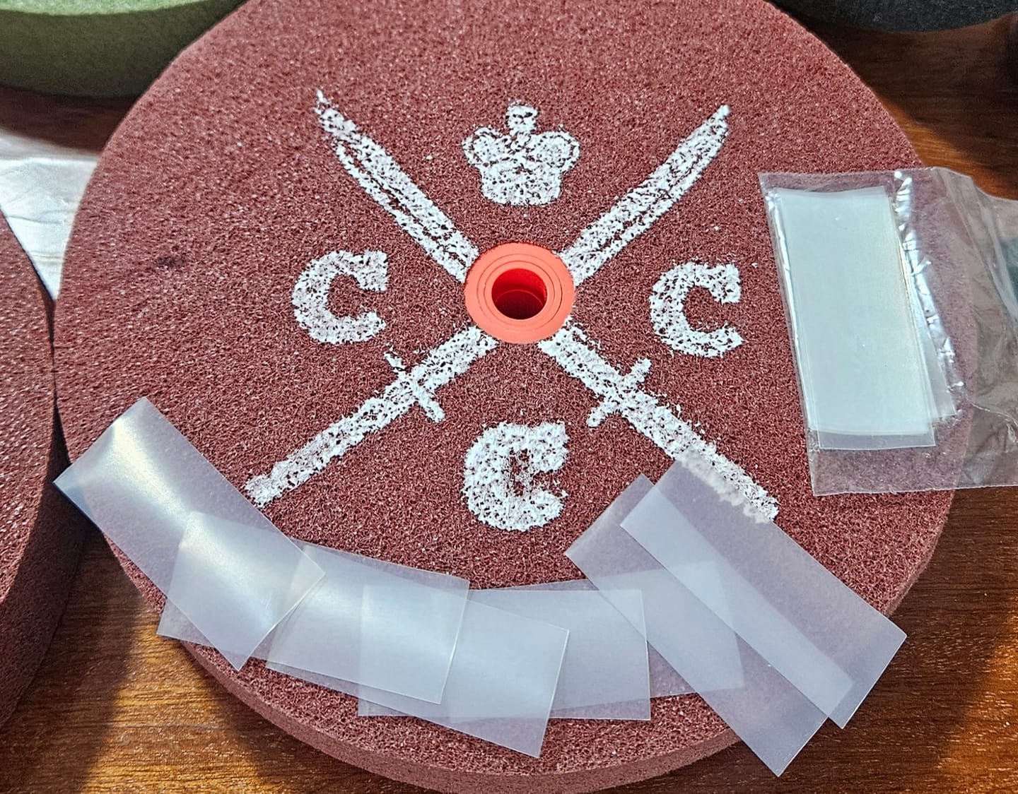 Customer photo review of Angle Guide UHMW Tape Strips