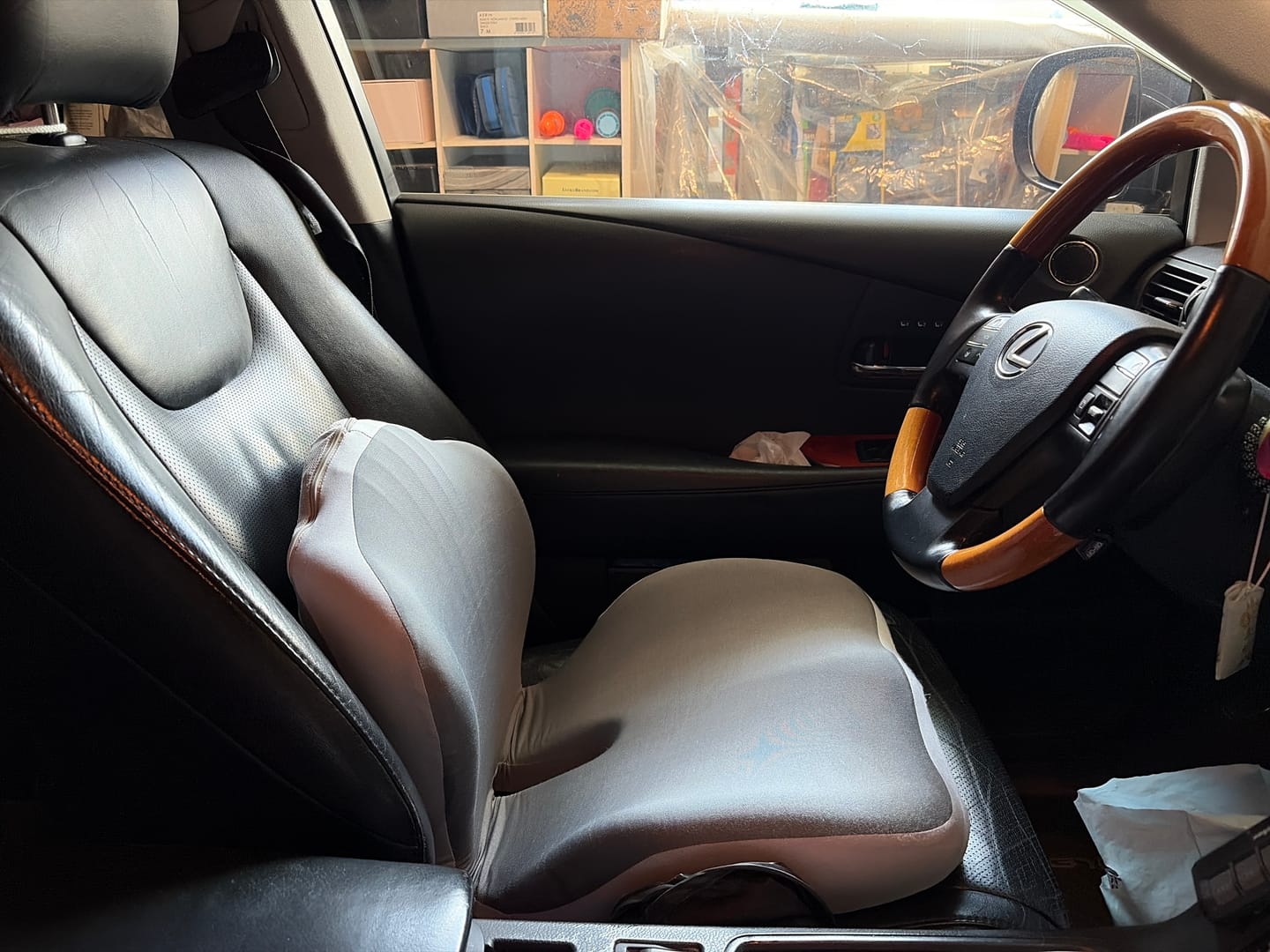 Customer photo review of Memory Foam Seat Cushion for Tailbone Support