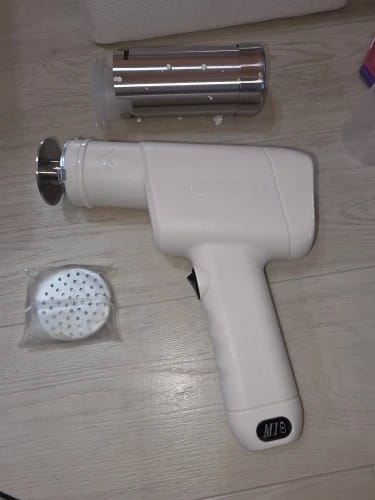 Customer photo review of 🍝 PastaPro™ —  Machine électrique pour pâtes fraîches et churros maison