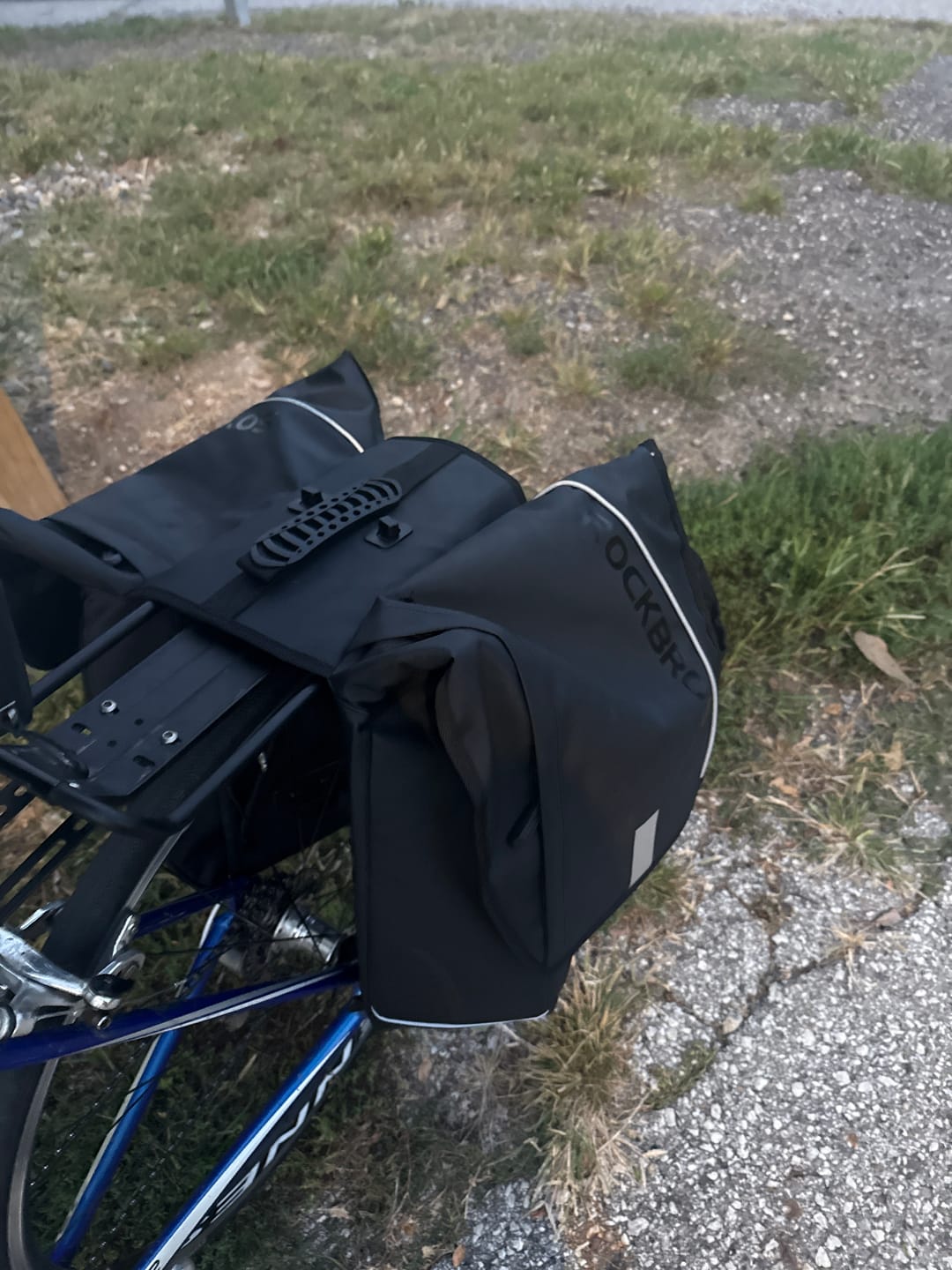 Customer photo review of Waterproof Bike Rear Rack Pannier Bag- 30L