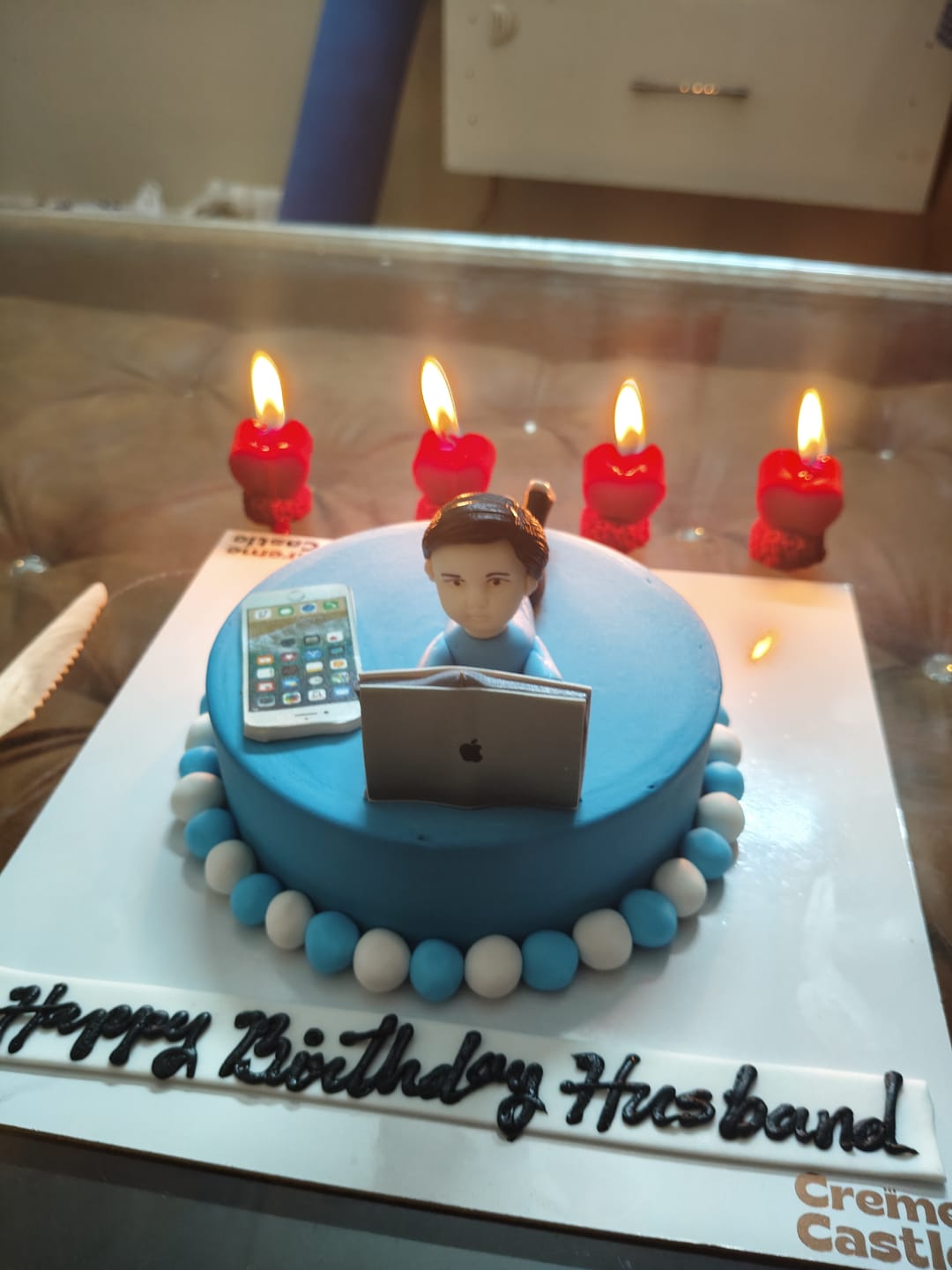 Customer photo review of Cake for a workaholic