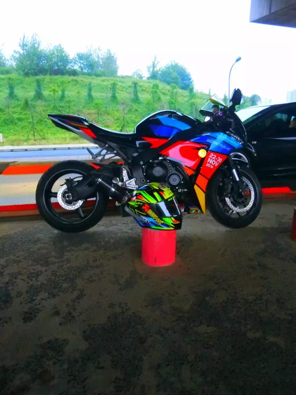 Customer photo review of Candy Red Fairing Fit for HONDA CBR1000RR  2012 2013 2014 2015 2016  Aftermarket Fairing Kit