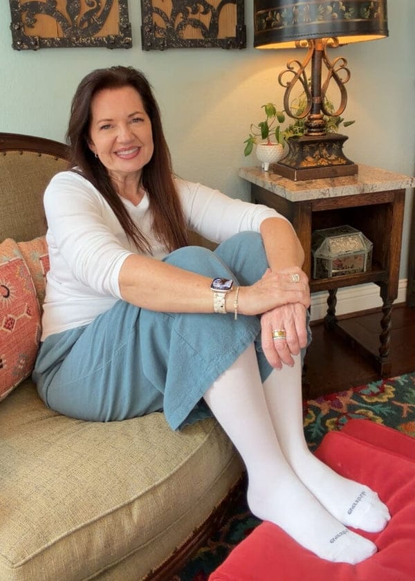 Customer photo review of Original Wide Compression Socks
