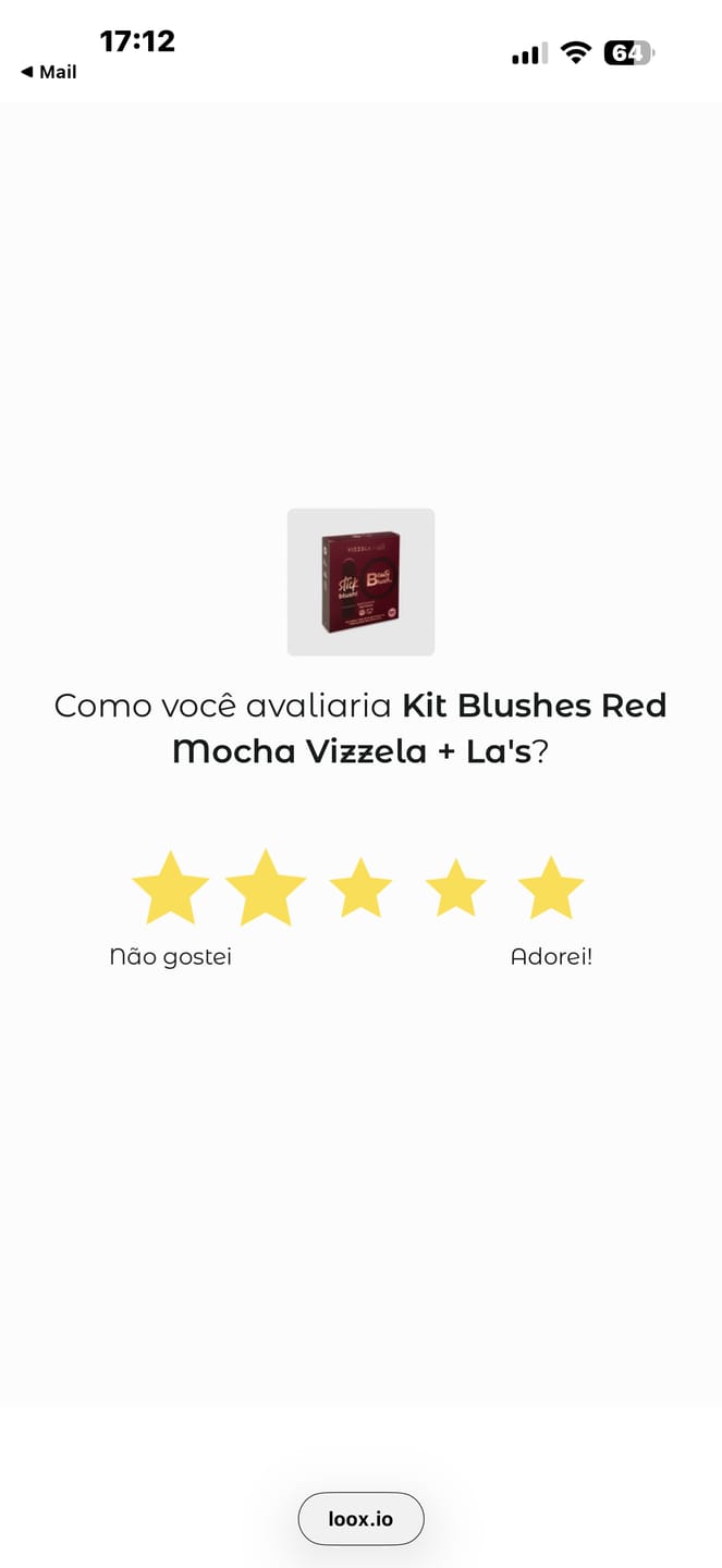 Customer photo review of Kit Blushes Red Mocha Vizzela + La's
