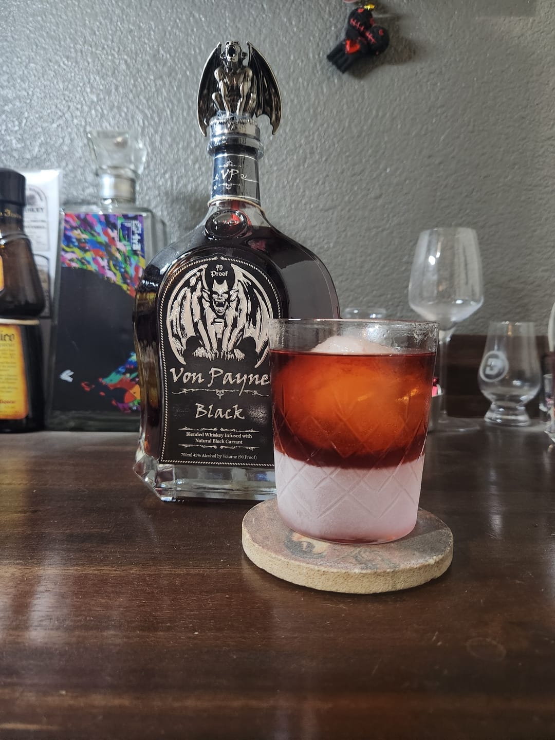 Customer photo review of Limited Time Offer - Von Payne Black (2) Bottle Bundle w/ Shot Cups
