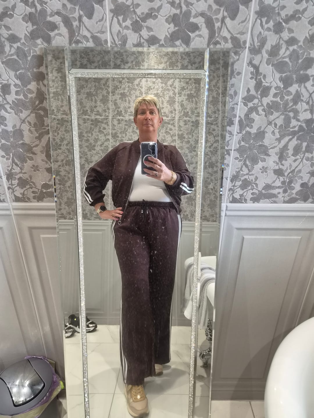 Customer photo review of Aideen Brown Zip Through Tracksuit