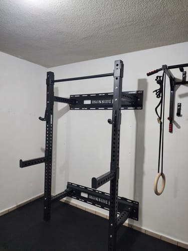 Customer photo review of IRONSIDE Wall-Mount Folding Rack