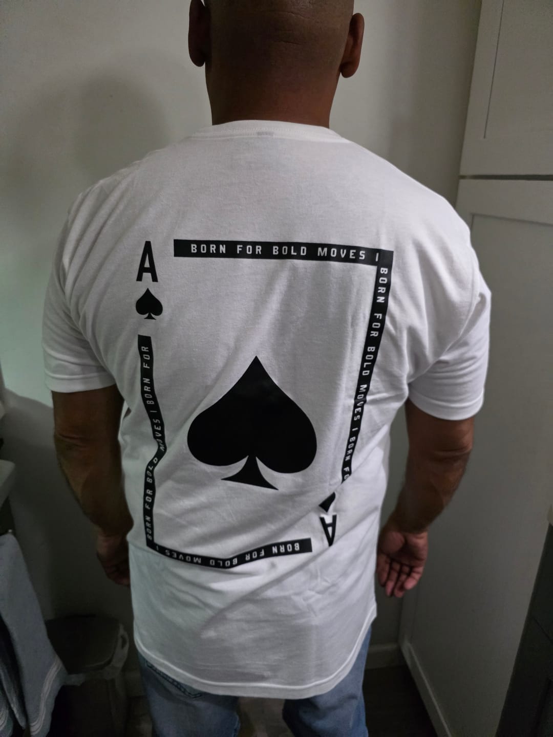 Customer photo review of Bold Moves Tee
