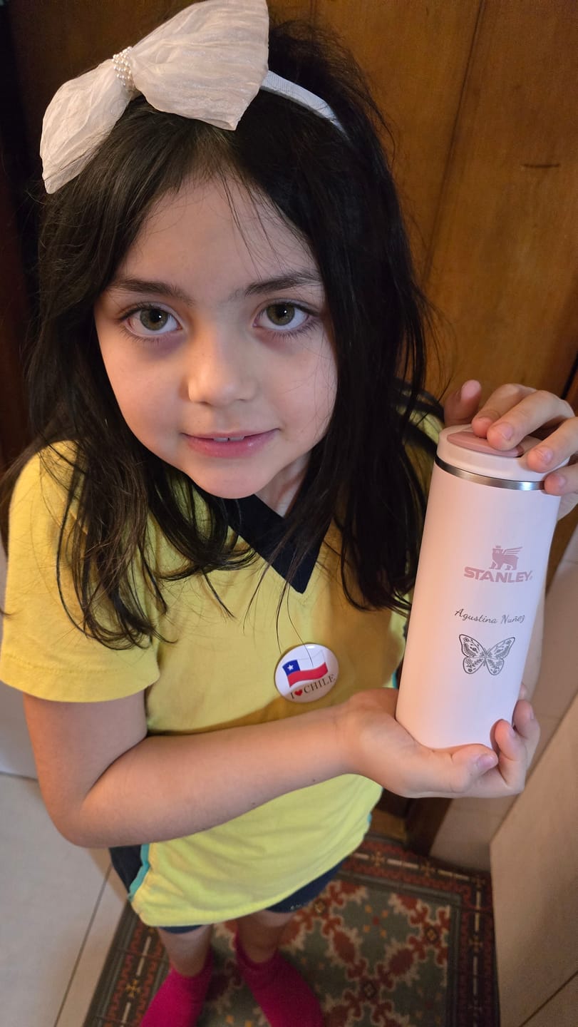 Customer photo review of Botella Térmica Flip Top Mug Rose Quartz | 354 ml