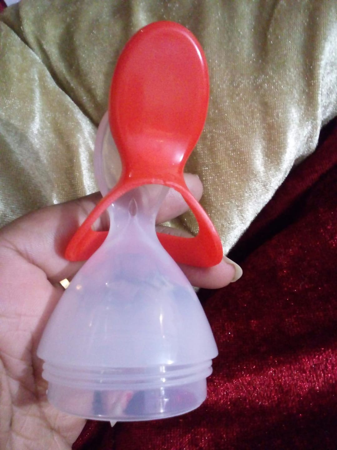 Customer photo review of Squeezy™ Baby Feeder
