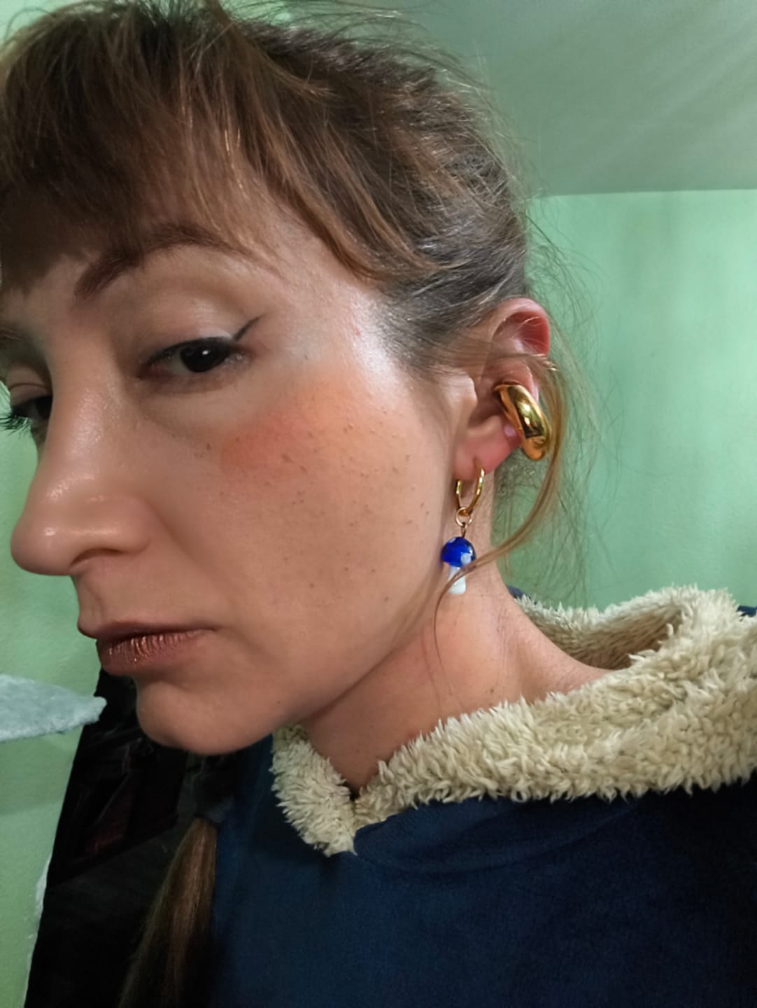 Customer photo review of Chunky Ear Cuff