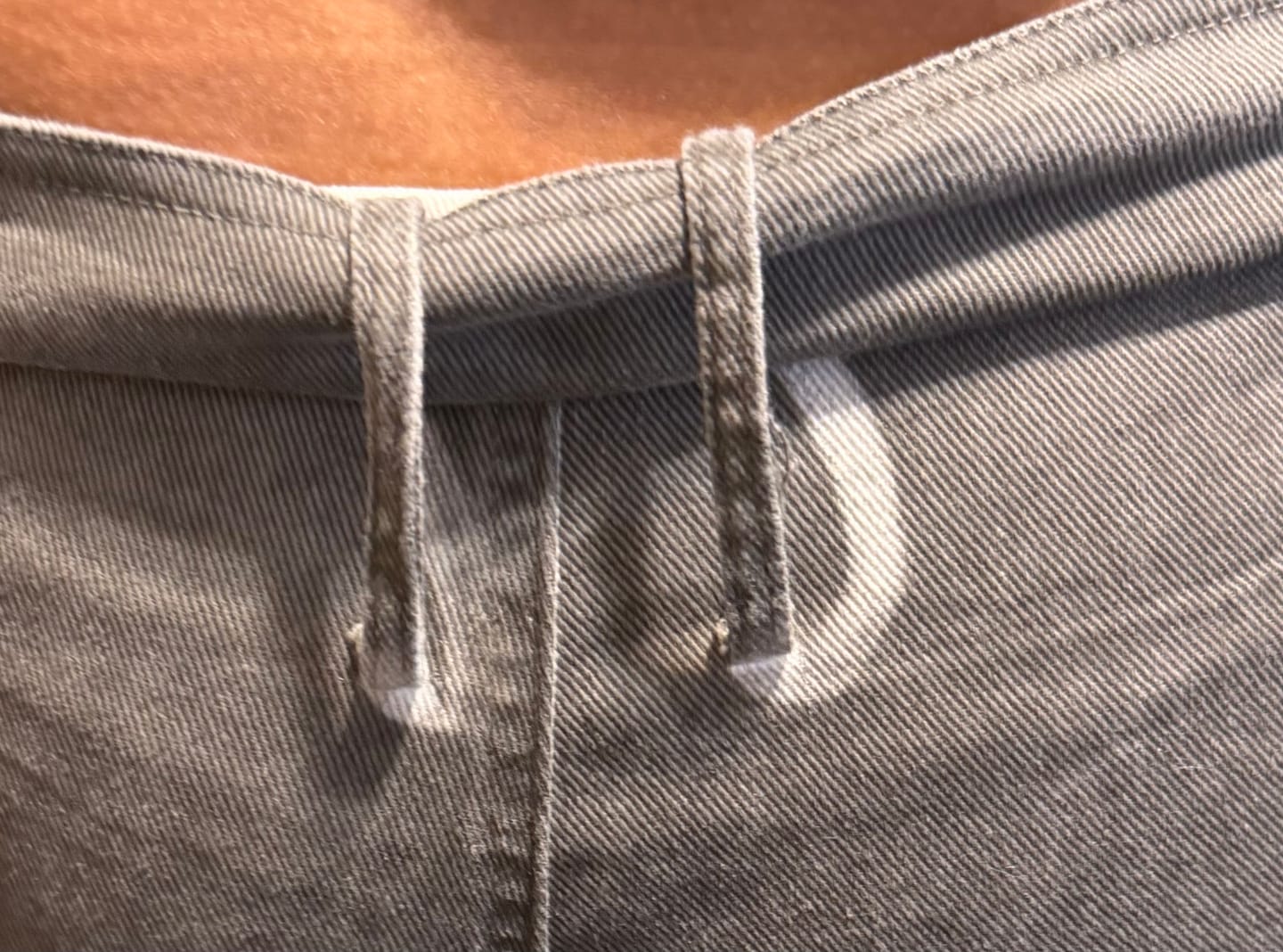 Customer photo review of Koryn Washed Denim Zip Up Top & Shorts SET