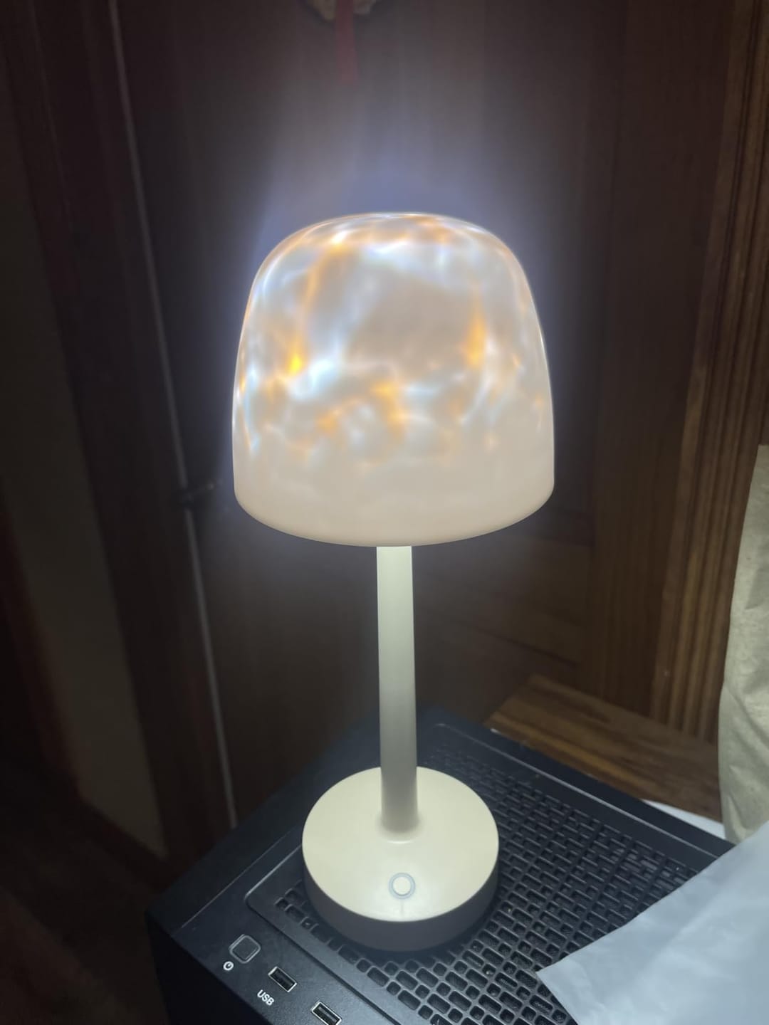 Customer photo review of AquaGlow™ Ocean Wave Shower Lamp
