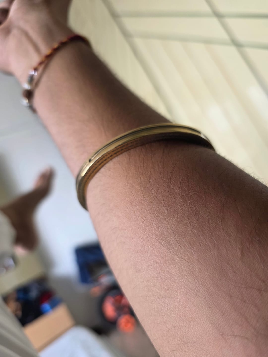 Customer photo review of Hanuman Chalisa Shakti Kada