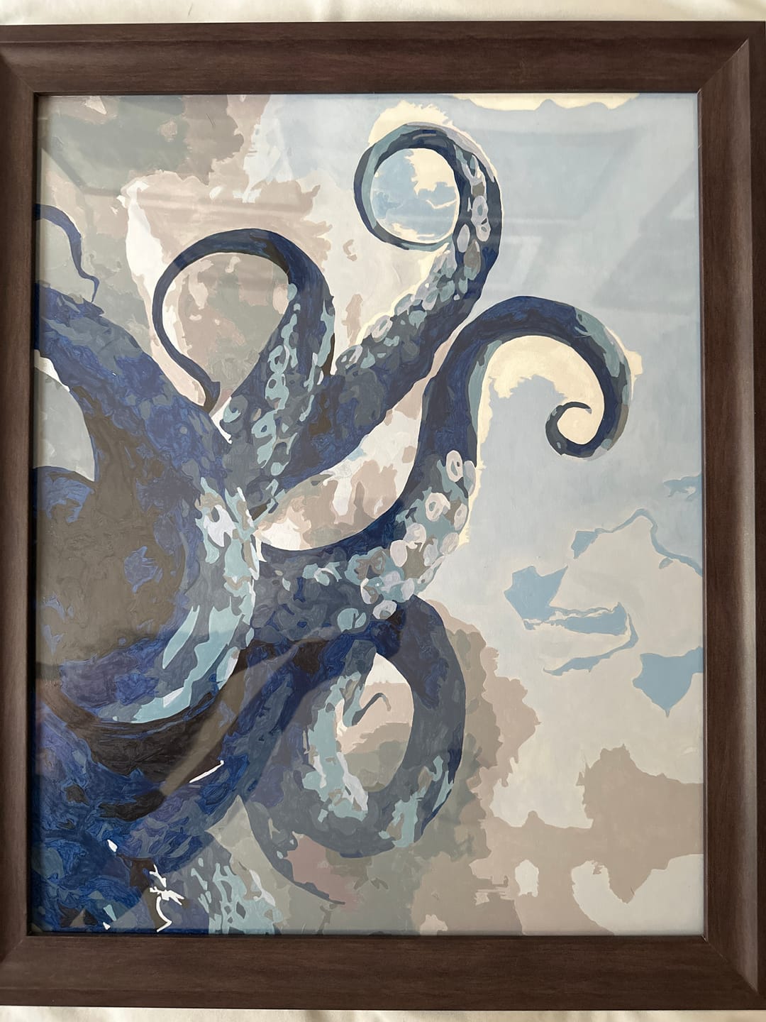Customer photo review of Tentacles | Paint by Number