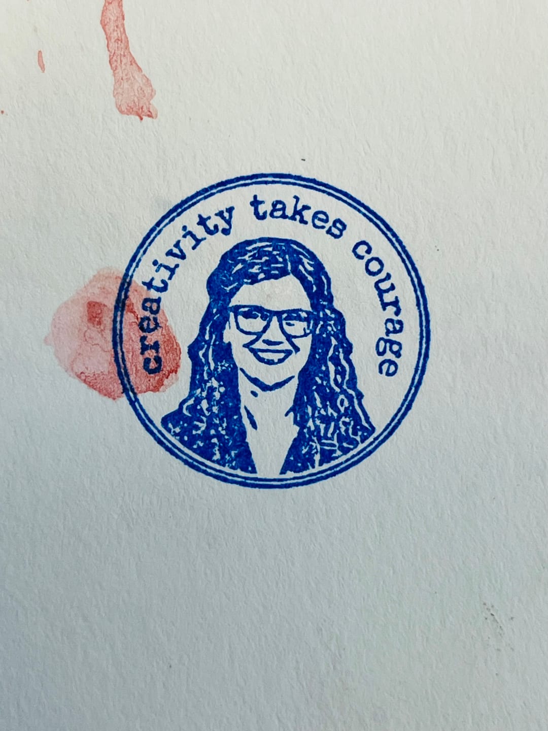 Customer photo review of Face Stamp ¦ Wood Stamp ¦ US