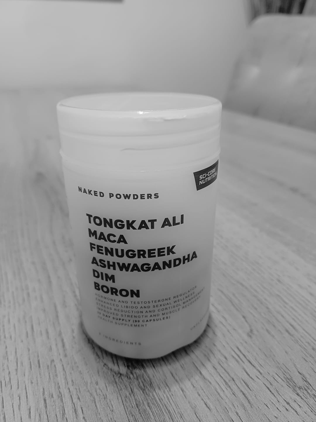 Customer photo review of Tongkat Ali, Maca, Fenugreek, Ashwagandha, DIM, Boron - 90 caps | 30 day supply (new)