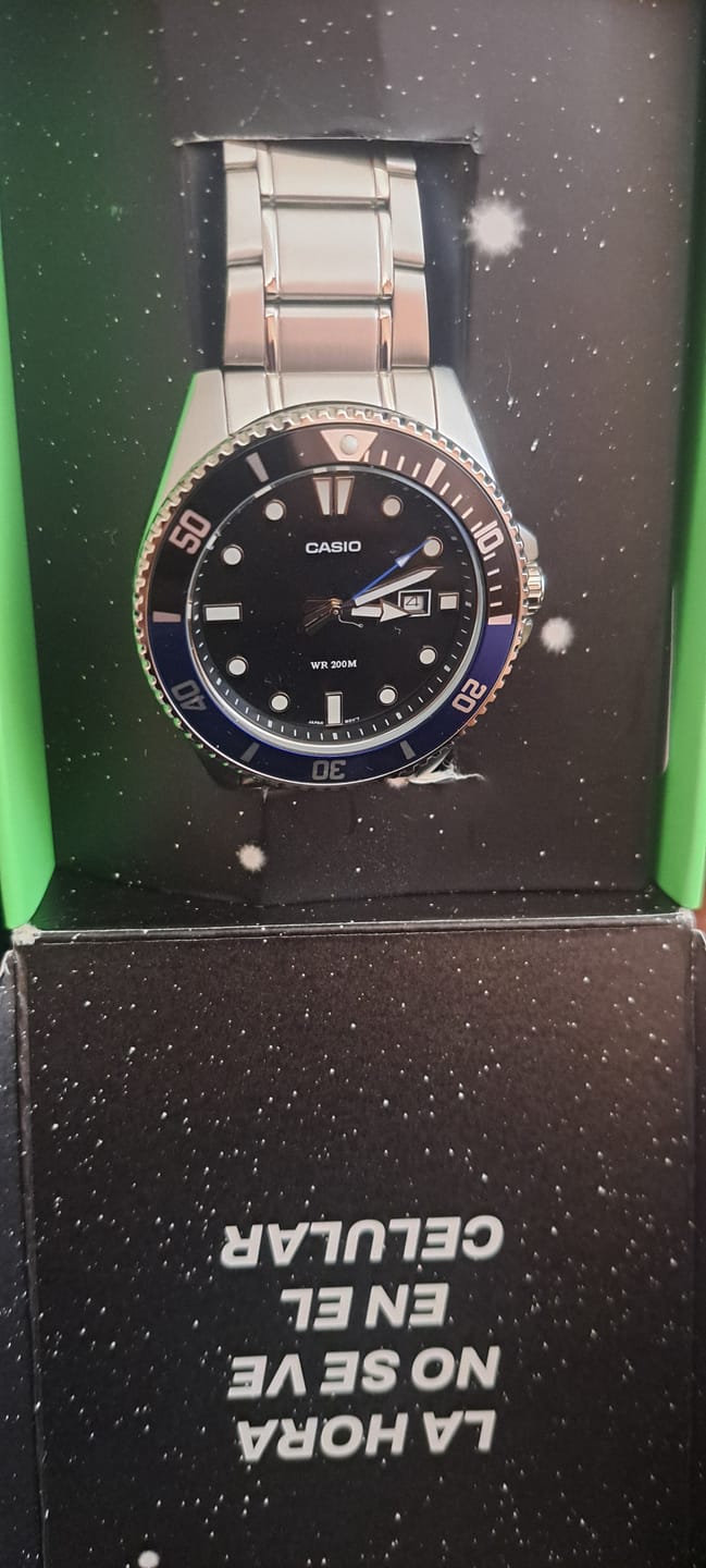 Customer photo review of Reloj Casio Submariner Marlin Duro MDV-107D-1A2VDF Buceo