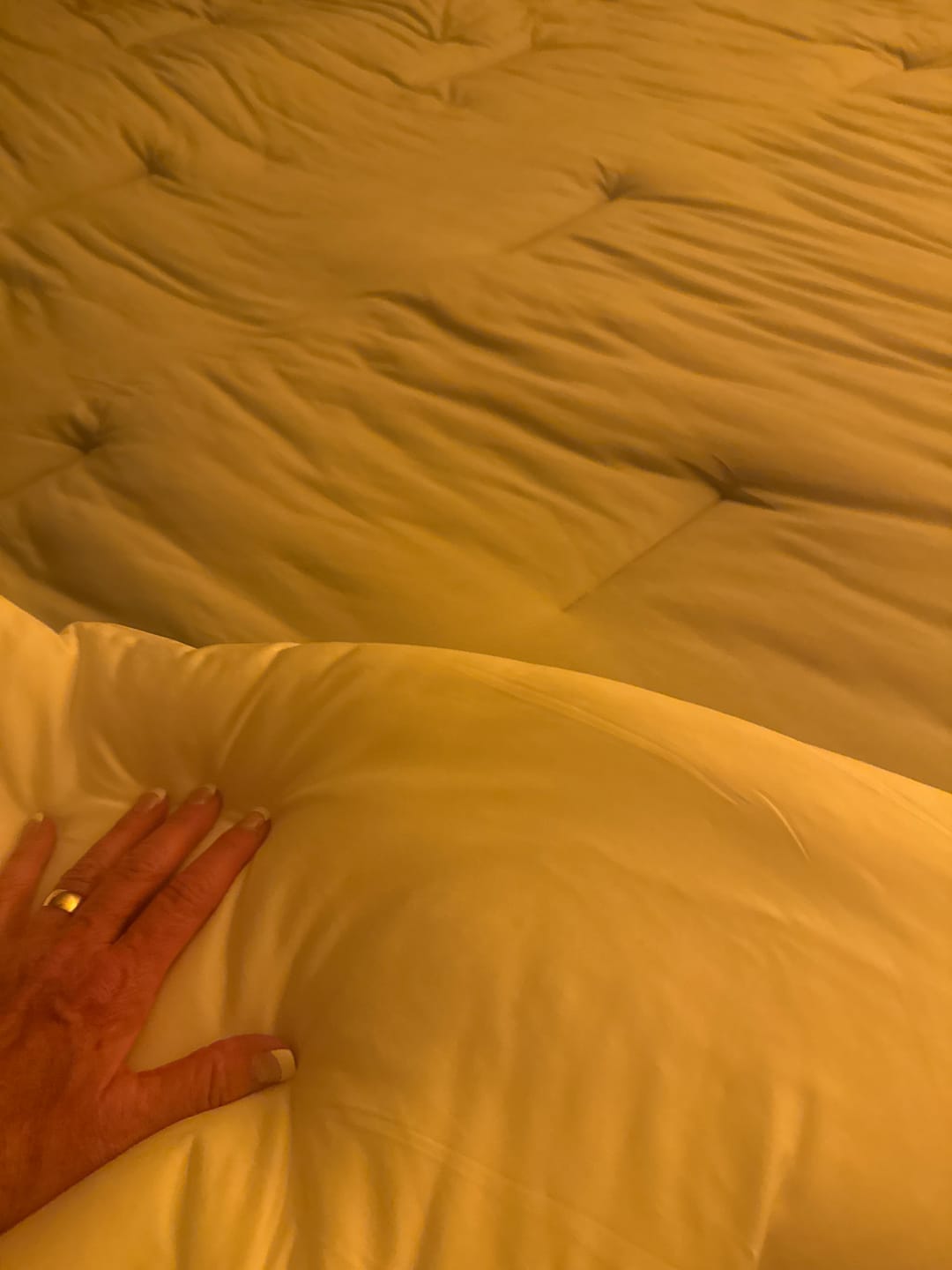 Customer photo review of MarshMellow Comforter