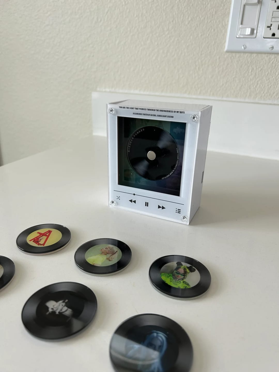 Customer photo review of Musikplayer Magnet - Mit Drehfunktion