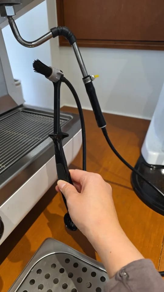 Customer photo review of FlowBrush™ by Flow Espresso Steam Wand Adapter