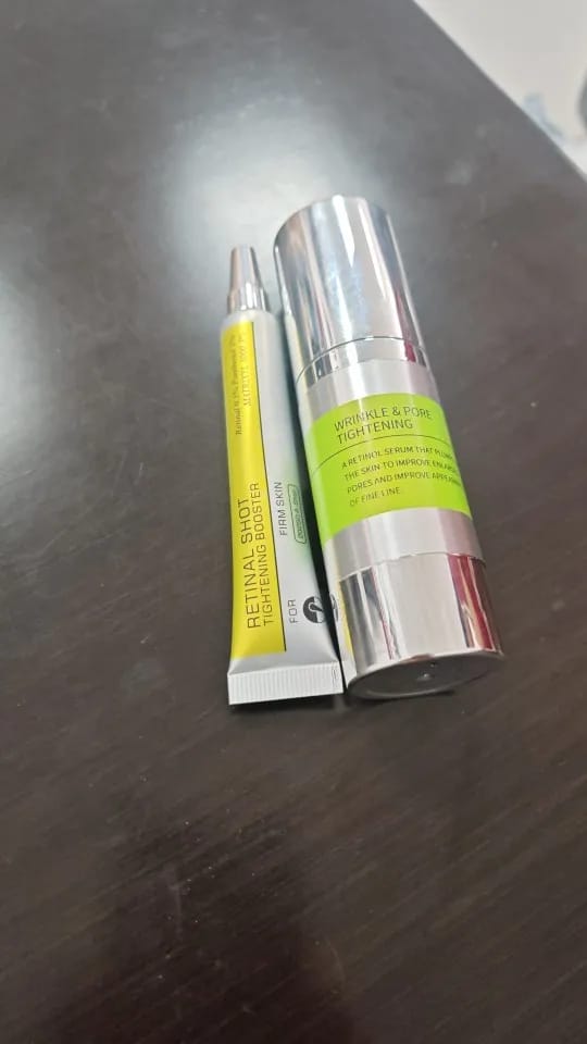 Customer photo review of Retinol Eye Cream – Firming & Brightening