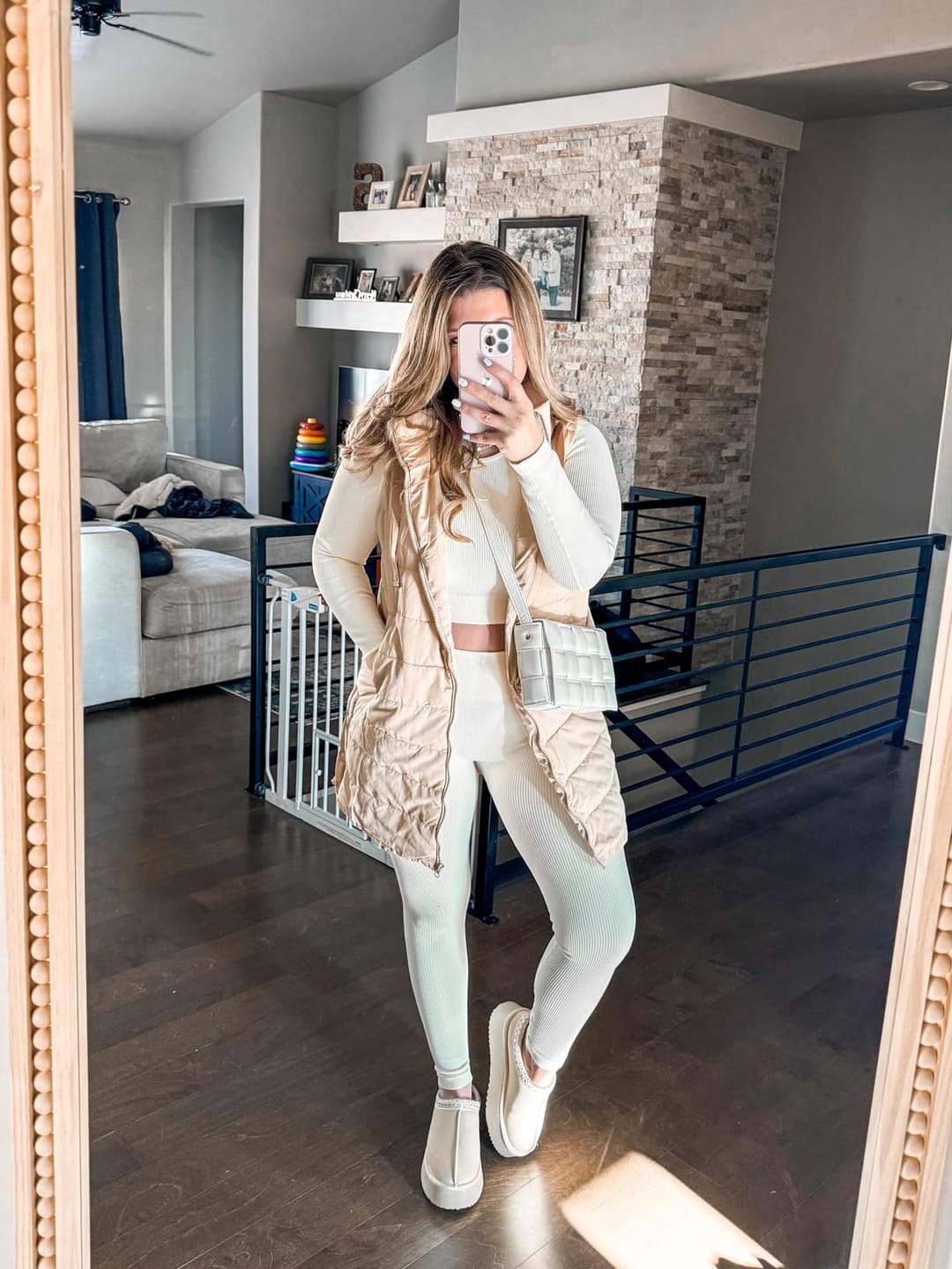 Customer photo review of auvora™ Long Puffer Vest