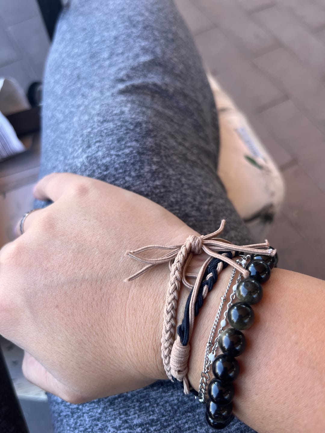 Customer photo review of Boho Hair Ties