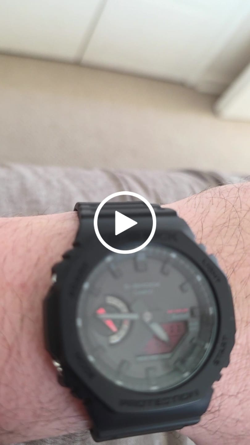 Customer video review of Reloj Casio G-Shock Tough Solar "Casioak" GA-B2100BBR-1AJF Bluetooth JDM