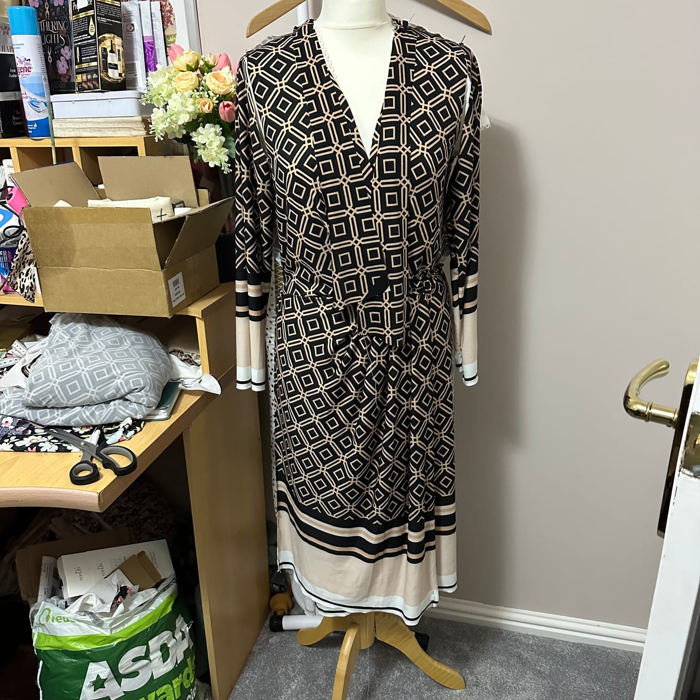 Customer photo review of Diamond Grid Jersey Fabric