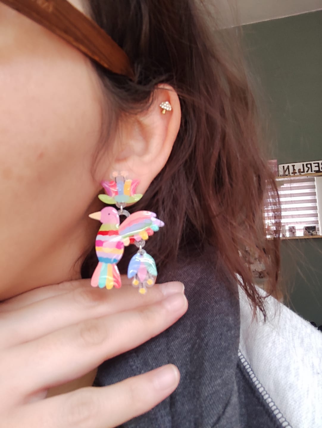 Customer photo review of Aretes Largos | Dia 4