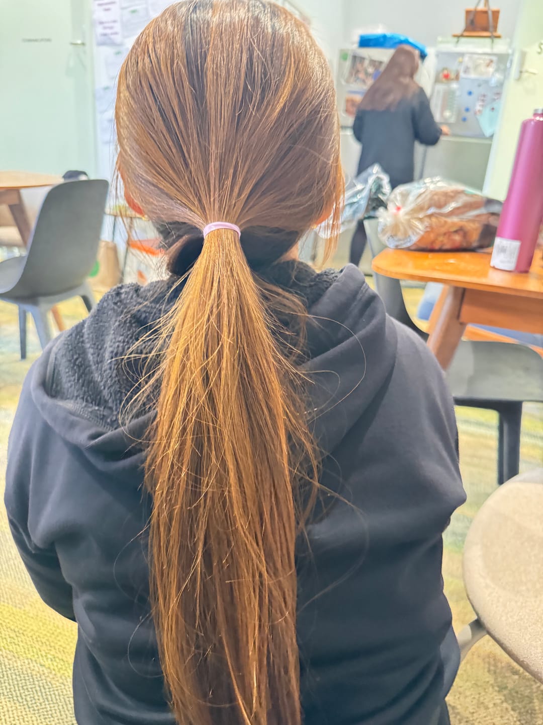 Customer photo review of InFusion Brazilian Nanoplasty – Professional Hair Smoothing Treatment (1L)