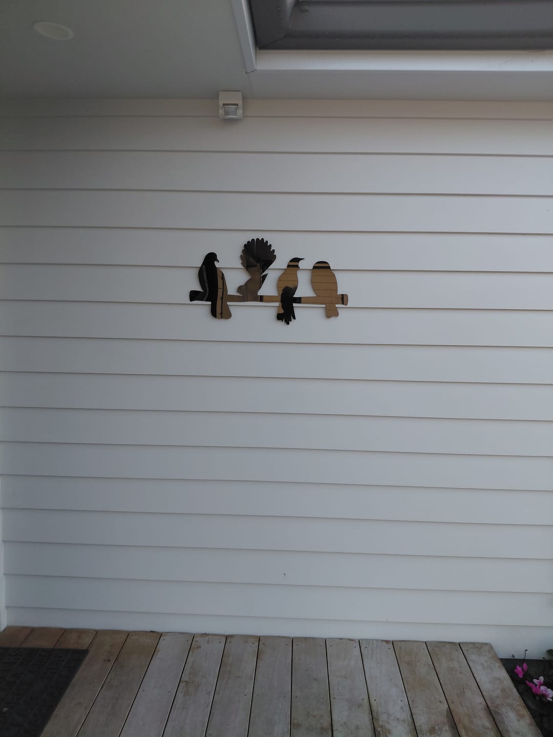 Customer photo review of NZ Bird Branch Wall Art