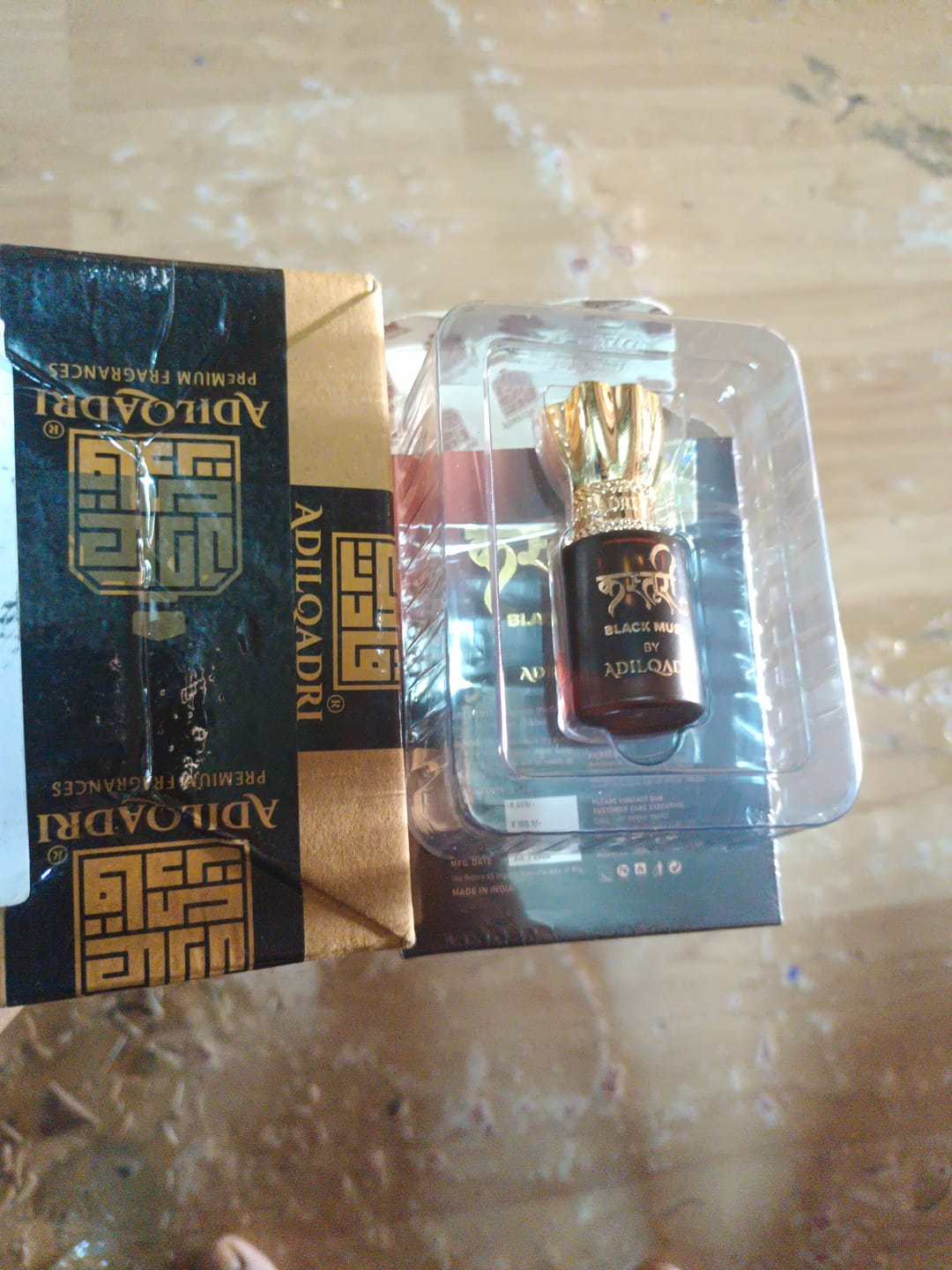Customer photo review of Kasturi Musk Attar Perfume 5.5 ML