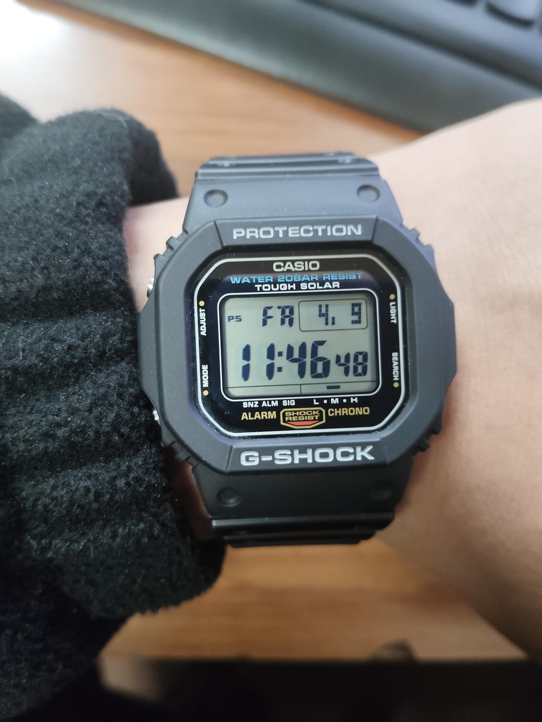 Customer photo review of Reloj Casio G-Shock Vintage G-5600UE-1 Tough Solar