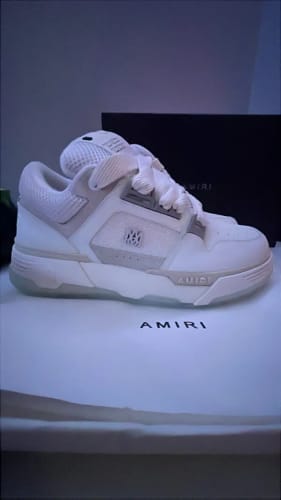 Customer photo review of Amiri MA-1 'White Brown'