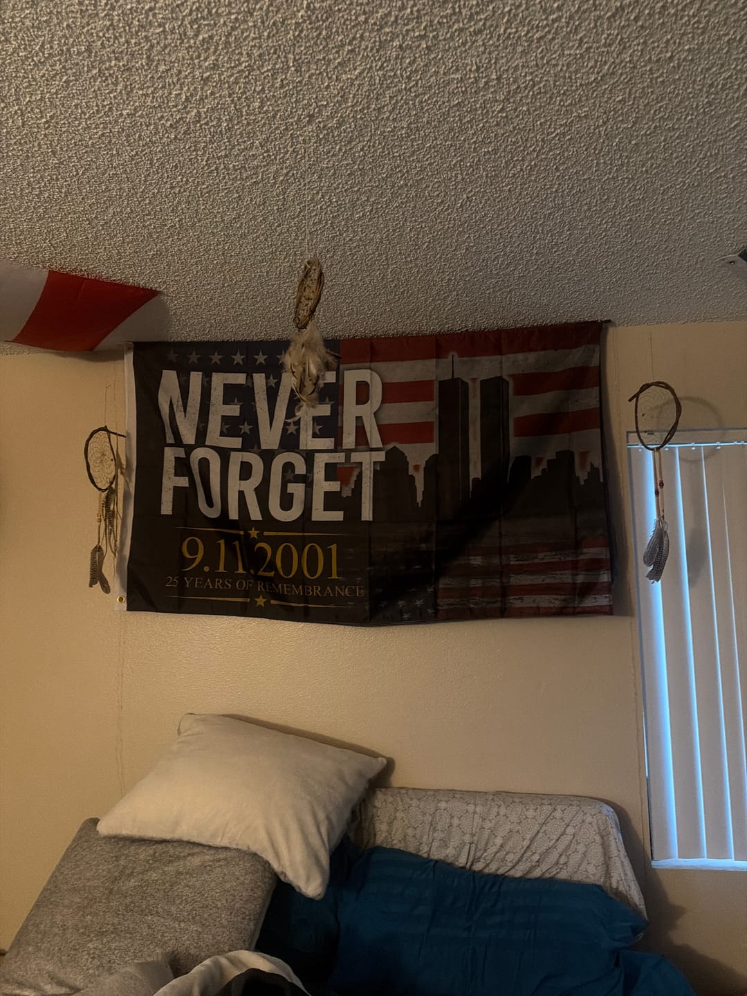 Customer photo review of Never Forget 9.11.2001 Flag