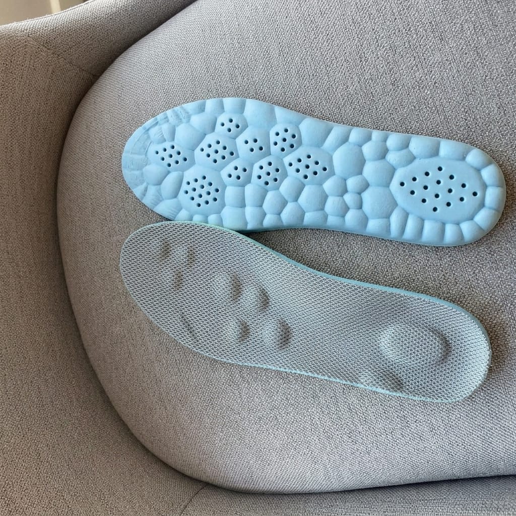 Customer photo review of Plantillas que Alivian Fascitis Plantar