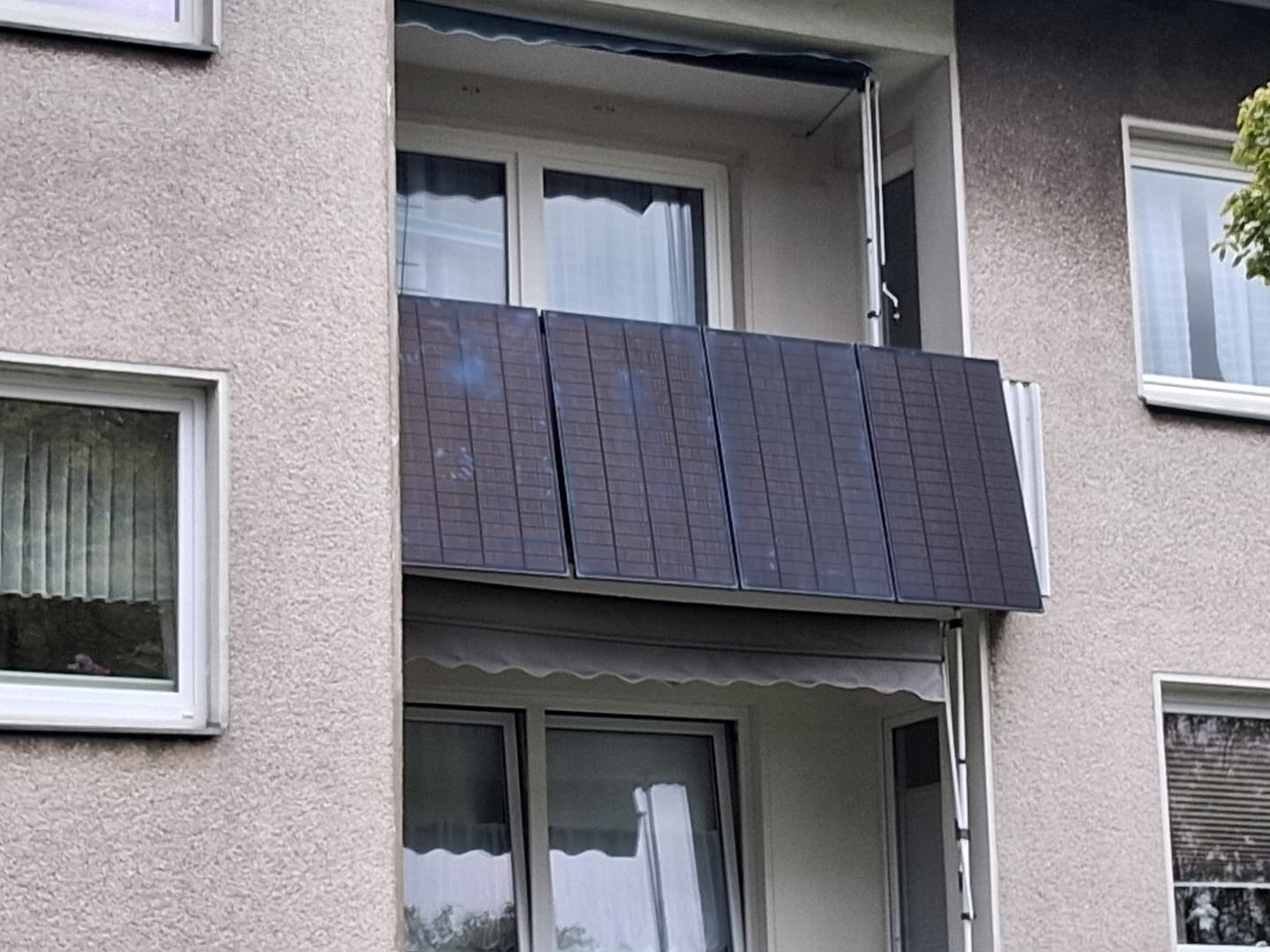 Customer photo review of Ray 200W Solarmodul Komplett Schwarz