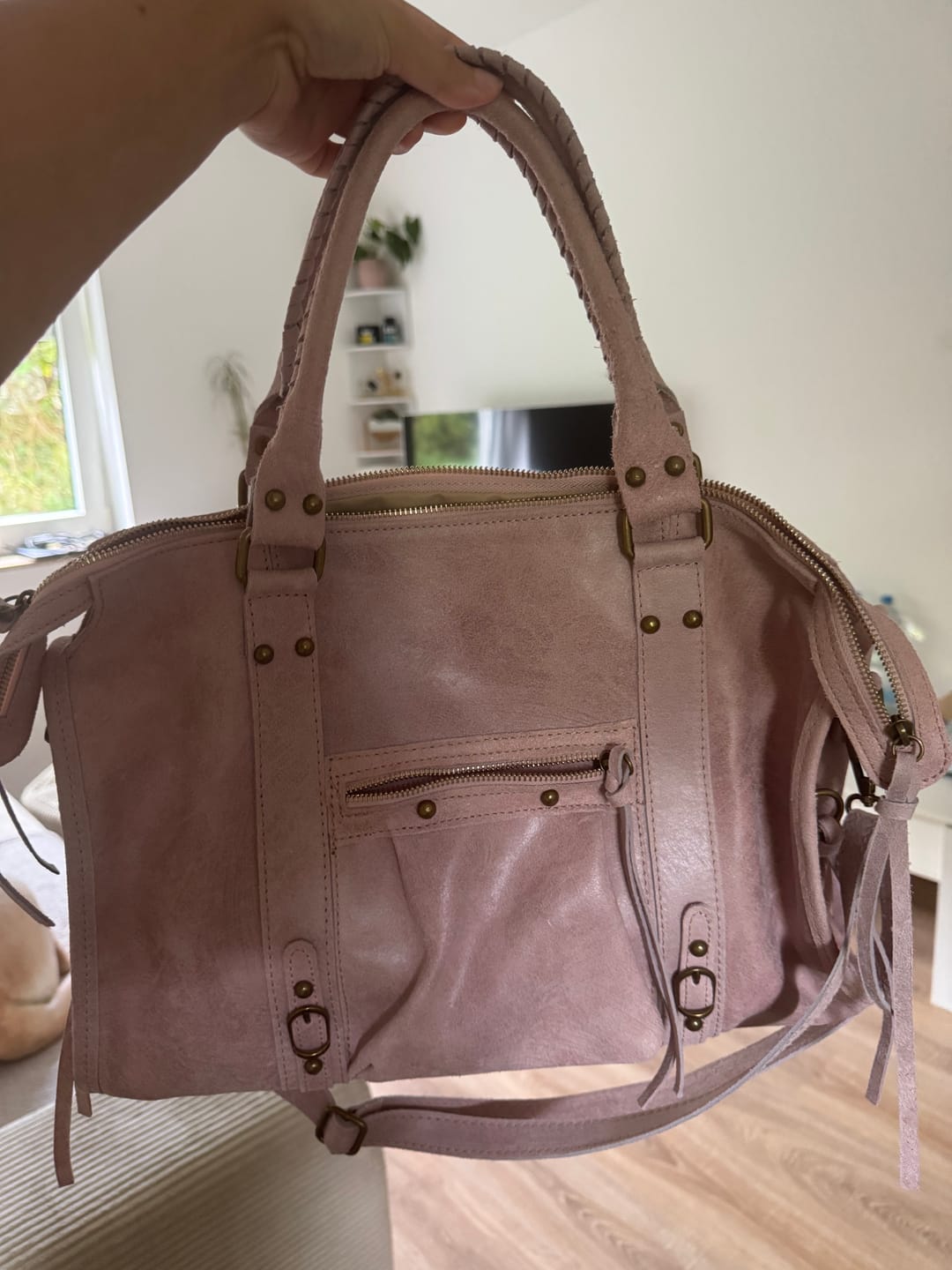 Customer photo review of It girl bag vanilla pink
