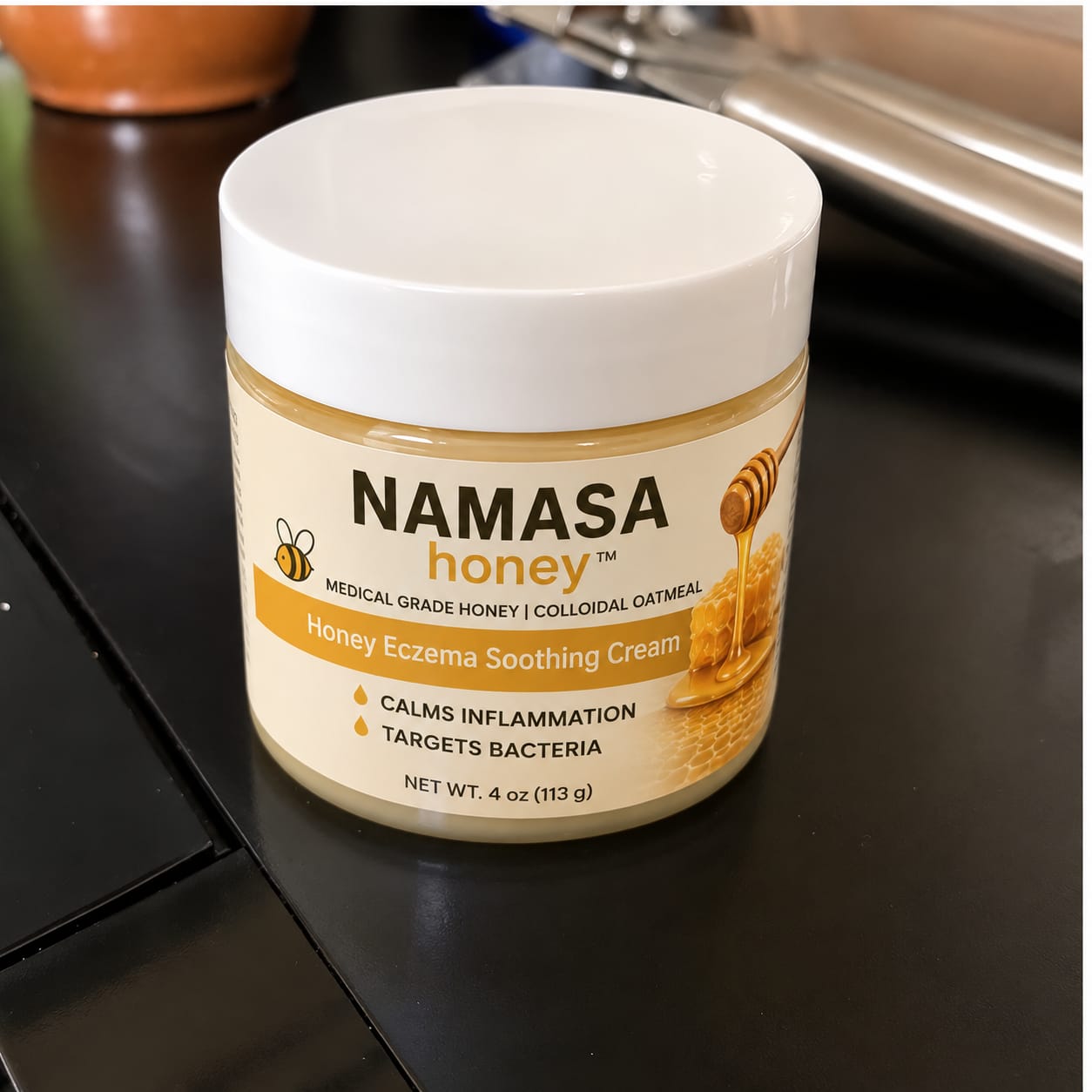 Customer photo review of NAMASA™ Crema de Miel para Eczema