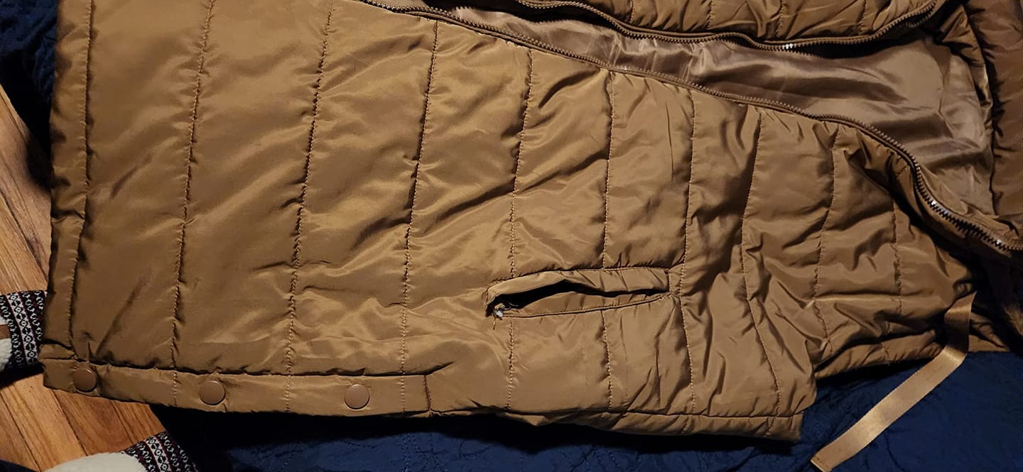 Customer photo review of auvora™ Long Puffer Vest