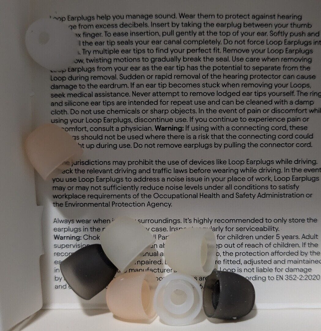 Customer photo review of Silicone Ear Tips