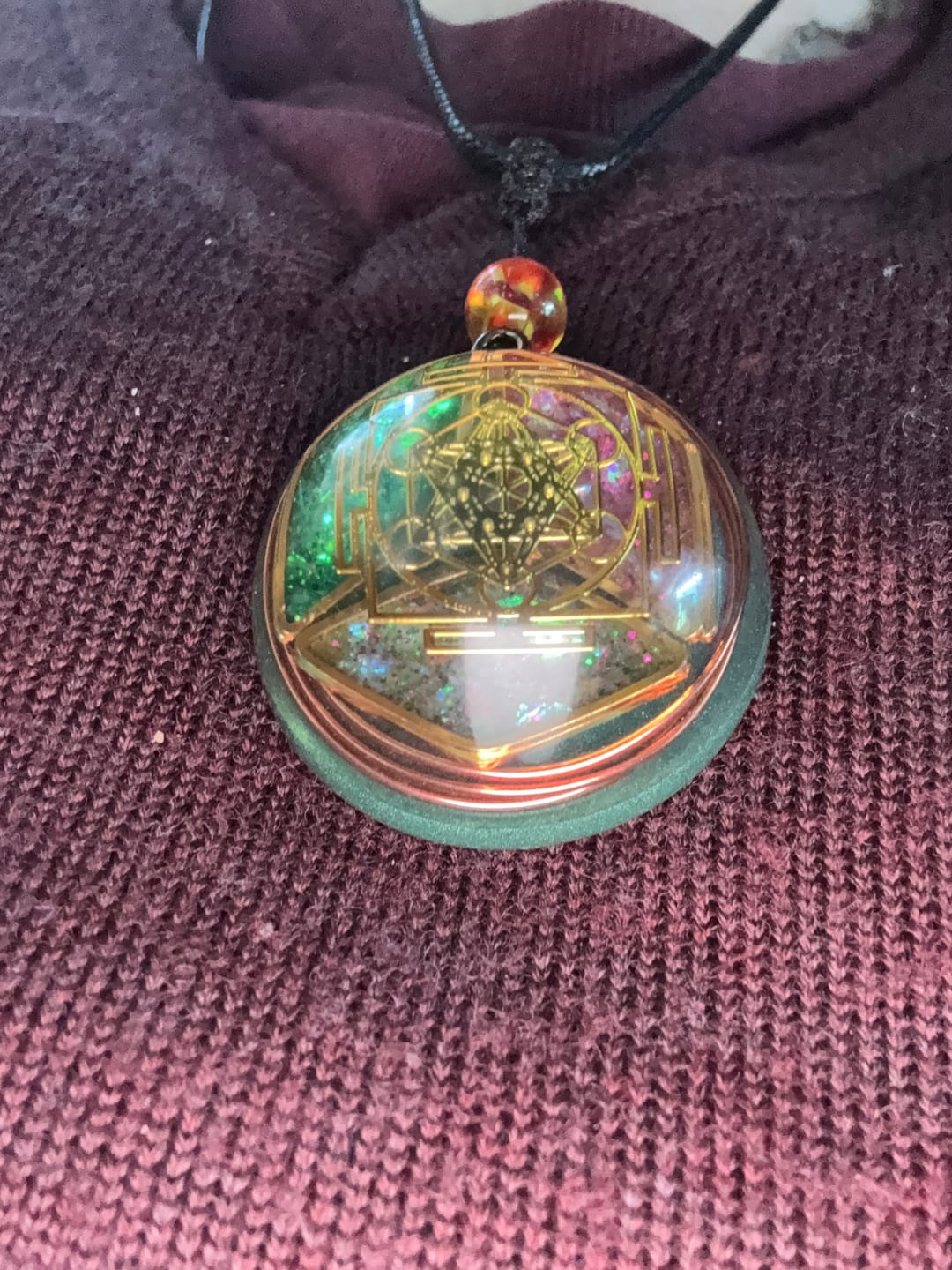 Customer photo review of Magnetic Energy Talisman