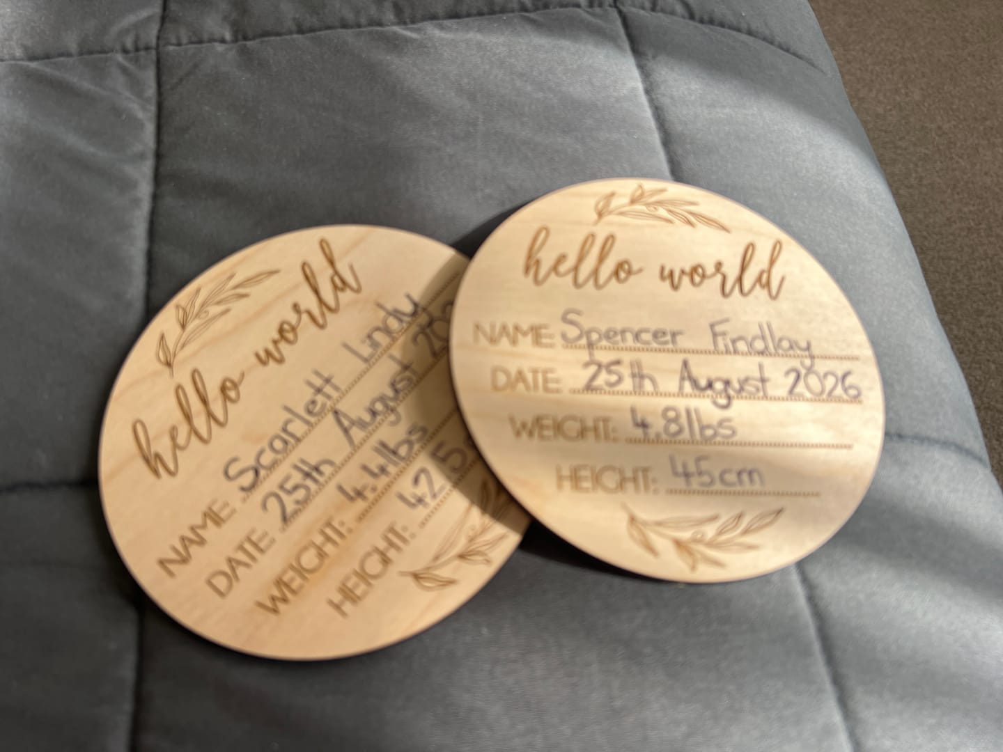 Customer photo review of Hello World Announcement Disc