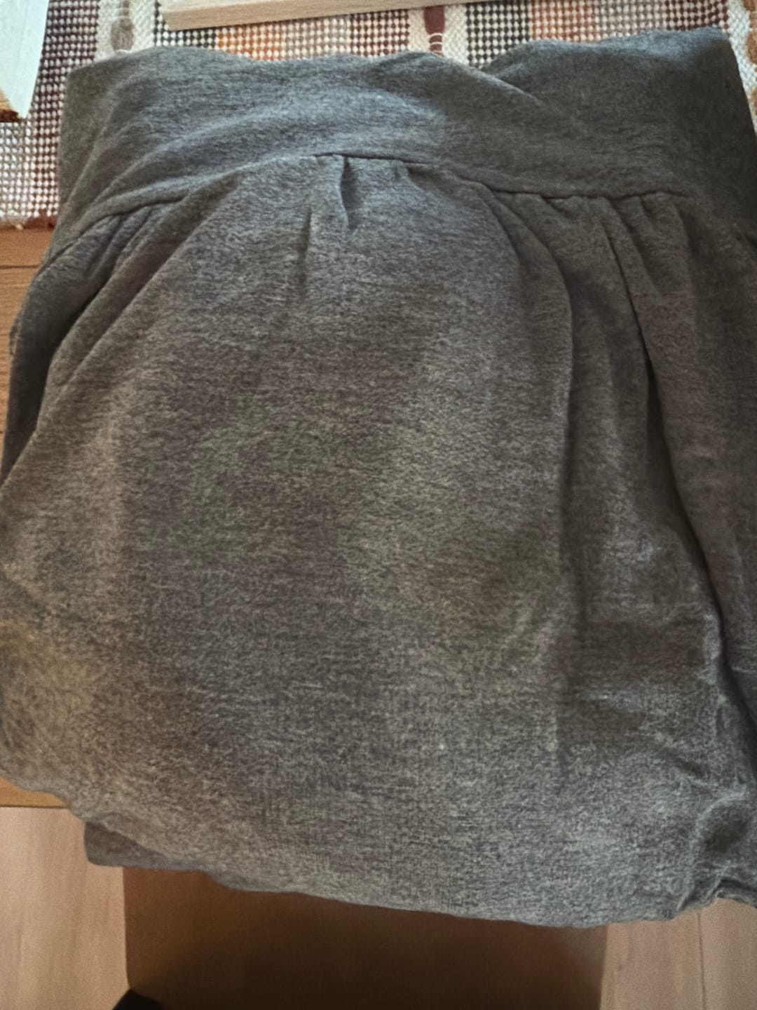 Customer photo review of WOMEN'S LONG SLEEVE TIERED HOODED TOP