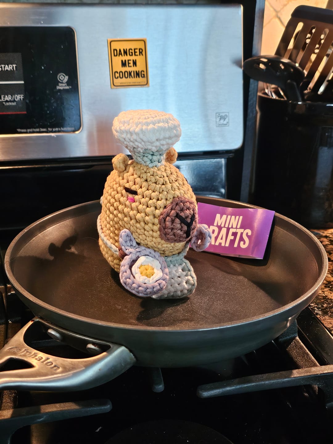 Customer photo review of Gus The Chef Capybara