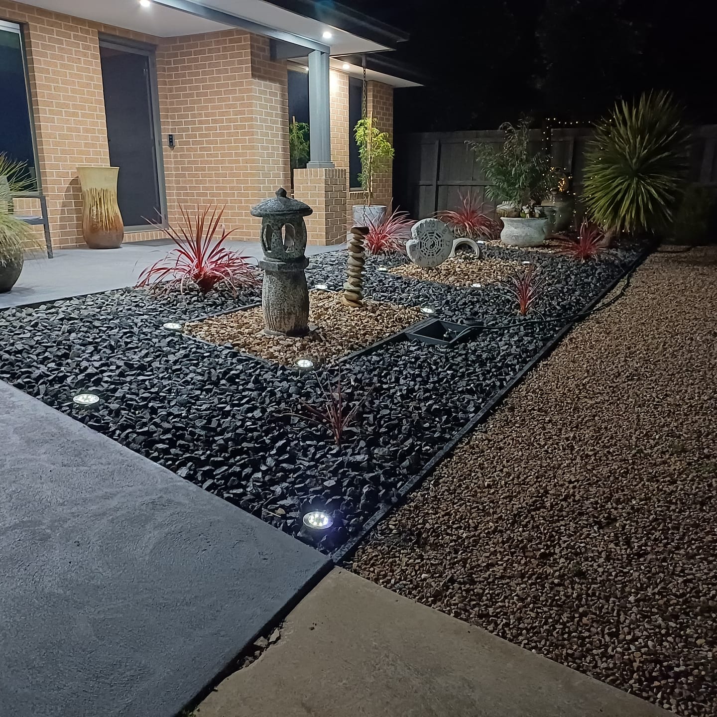 Customer photo review of SolaGarden™ LED Ground Light Pack
